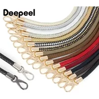 1Pc Deepeel 30-60cm Bunte PU Leder Tasche Riemen Geldbörse Handtasche Griffe Gold Kette Schnalle Weben sling DIY Handgemachte Accessoires