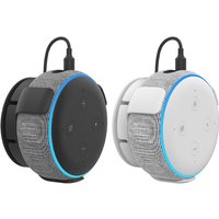 Speaker Wall Mount Stand Hanger For Amazon Alexa Echo Dot 3rd Generation Indoor Sound Box Case Holder For Echo Dot 3 With Screws