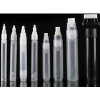 Refillable ink Plastic Repeatable Use Transparent Paint Pen Accessories Empty Rod Graffiti Pens Liquid Chalk Marker