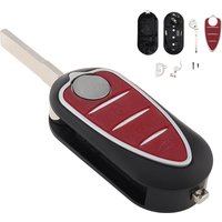 3 Buttons Flip Remote Car Key Shell FOB Case Serviceable Key Replacement Case Shell Fit for Alfa Mito Giulietta 159 GTA