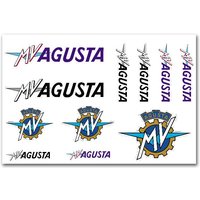 AliExpress NONE 1PC Bike Motorcycle Car Locomotive Reflective Laser Sticker Styling Vinyl Decal Stickers Decoration FOR M-MV LOGO A-AGUSTA