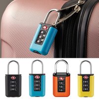 Contrast Color Design Padlock TSA Customs Code Lock for Travel Luggage Password Changeable Lock