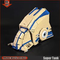 Space Movie Super Tank MOC Building Block Set DIY Assembly Model Technology Bricks Collection Display Creative Toys Xmas Gifts
