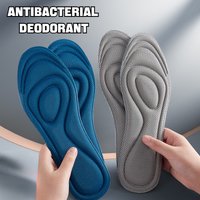 2Pcs/4Pcs Memory foam insoles Anti-bacterial anti-odor and breathable insoles man sports shoes Outdoor sports running insoles
