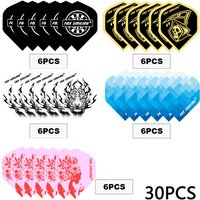 30PCS Fox Smiling Dart Flights PET Darts Flights Professional Dart Accessories