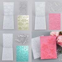 Ocean Fish 3D Embossing Folder and Matching Dies Poinsettias Pepperberry Templates For Adding Textured Detail To Paper Cards
