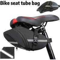 Bicycle seat tube bag, mountain bike, road bike, universal tail bag, riding equipment, large capacity, wear-resistant