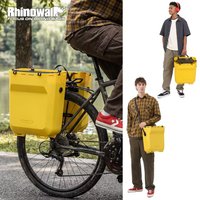 Rhinowalk Bicycle Side Box 20L Bike Cycling Storage Basket With UFO Buckle System Mesh Bag Easy Carry Handbag Crossbody Pack