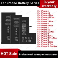 Bateria 2026 do iPhone 6 6S 6P 6SP 7 7Plus 8 8Plus X XR XS 11 Pro MAX 12 12 Pro Max, bateria zamienna + darmowe narzędzia