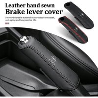 For Opel Leather Gears Handbrake Cover Auto Interior Accessories Insignia Corsa Zafira Meriva Mokka Astra H K C D