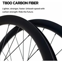AliExpress NONE Carbon Road Disc Brake Wheels 700c 100x12 142x12 Central Lock Carbon Wheels 30 45 50mm Tubeless Disc Bicycle Wheelset
