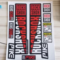 AliExpress 2pcs Front Fork Stickers Waterproof Color Change Decals for MTB Sram Pike Bicycle Shock Absorber Fork Decals Durable Design