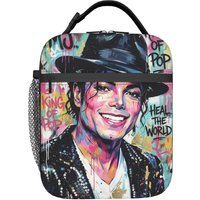Singer Michael Jacksons MJ 2026 Insulated Lunch Tote Bag For School Food Container Reusable Cooler Thermal Lunch Box
