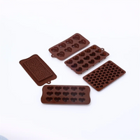 Heart Silicone Mold Baking 3D Love Chocolate Candy Pastry Tools Cake Decoration Silicone Ice Cube Tray Kitchen Accessories