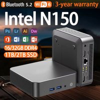 2026 Mini PC Intel N150 Core I3 6100U Windows 11 Computer 16GB 32GB DDR4 1TB 2TB SSD 4K HD Gaming Portable Desktop PC Gamer