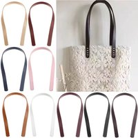 2Pcs PU Leather Shoulder Bag Strap Women Girls Bag Handles DIY Replacement Handle for Handbag Belt Bag Accessory