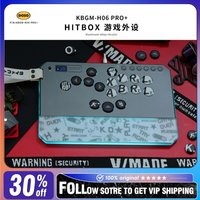 DOIO KBGM-H06 PRO+ Wireless Gaming Keyboard HITBOX Aluminum Alloy 2.4G Wireless PS5 Switch Steam NS2 Gaming Mini Keyboard