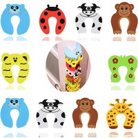 5/10/20/30pcs EVA C Shape Protection Baby Safety Foam Door Clamp Finger Pinch Guard Door Stopper From Getting Locked In Room