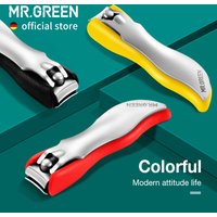 MR.GREEN Colorful Nail Clippers Anti Splash Fingernail Cutter Detachable Design Stainless Steel Manicure Tools
