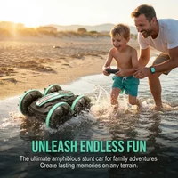 Amphibious RC Car Remote Control Stunt Car Vehicle Double-sided Flip Driving Drift Rc Cars Outdoor Toys for Boys Children's Gift