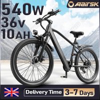 Aairsk GT300 Electric Bike For Adult Peak Power 540W 36V10AH Battery Smart LED Display Electric Bicycle 26" Tire Commuter E-Bike image 4
