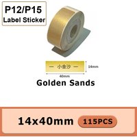 P12 Label Sticker 14x40mm Self Adhesive Thermal Paper Roll for P15/P50/Q30/D30 KingJim LR5C Office Labeling Maker Mini Printer