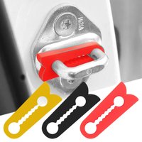 4/8Pcs Vehicle Door Lock Protection Silicone Pad Sound Insulation Buffer Gasket Sticker for Reducing Abnormal Closing Noise