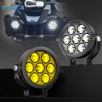 Projecteur de travail LED 4.5 pouces, feux antibrouillard, lampe de conduite 100W pour BMW R1200GS R1250GS F800 F850 F900, moto, SUV, ATV, UTV, camion
