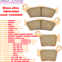 Moto Metal & Brass Alloys Front And Rear Brake Pads For KTM XC XCF XCFW XCW SX SXF EXC EXCF 85 125 250 300 350 450 TPI 2004-2023