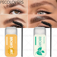 Natural Transparent Pomade Eyebrow Styling Soap Brows Gel Wax Fixer With Brush Make-up for Women Eyebrow Cosmetics