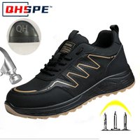 Safety Labor Protection Shoes Anti-Slip Wear-Resistant Insulation Cross-Border Direct Supply Anti-Smashing Work Shoes