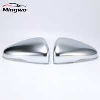 2pcs Silver Matte Chrome Side Mirror Cover For VW Golf 6 MK6 GTI R20 Touran 2011 2012 2013 2014 2015 Rear View Mirror Cap