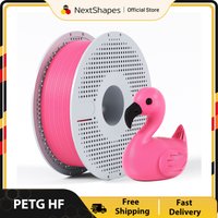 NextShapes Flying Print PETG HF Filament 1.75mm 1KG Spool High Tenacity Bubble-Free Smooth Feeding For High Speed 3D Printing