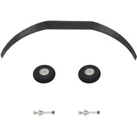 1 Kit de roues d'atterrissage en Fiber de carbone 300 # 20E 80E 70E 75E 30E, pièces de bricolage pour avion RC