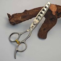 FnLune 6.0 Hairdressing Barber Hair Scissor Professional Hairdressers Barbers Stainless Steel Hair Cutting Shears Salon Barbers