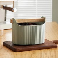 New Coffee Grounds Bucket Espresso Trash Can Coffee Grounds with Detachable Knocking Non-slip Base Gift Coffee Grounds Bucket