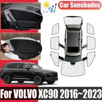 For VOLVO XC90 2016 2017 2018~2023 Window Sun Visor Anti-UV Privacy Blocks Sun Window Visors Sunshade Covers Cars Accessories