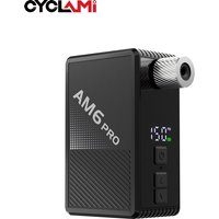 AliExpress 800 mAh Battery Mini Electric Pump Portable Pocket Bike Cordless Tire Inflator With Screen Fast Charging 150 PSI CYCLAMI AM6 Pro