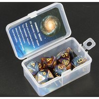 Universe Galaxy d&dgame Dice Set D4-D20 RPG Best Gifts 8 Colors for Choose board game TRPG dice