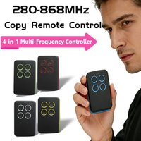 Multi-Frequency Garage Door Remote Control Duplicator 280MHz-868MHz 4-IN-1 RF Copy Code Electronic Gate Control Opener