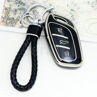 Shell for MG ZS for MG6 EV EZS HS EHS for Roewe RX5 I5 I6 RX3 RX8 ERX5 TPU Key Holder Keyless Fob Cover Key Chain Accessories