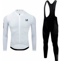 AliExpress New milk silk white spring summer autumn cycling suit road bike tops quick-drying breathable bicycle long and short sleeve sets