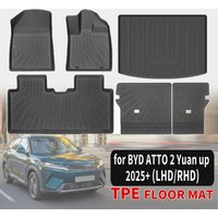 for BYD ATTO 2 Yuan up yuan pro S1 Pro 2025 2026 Custom Eco-Friendly TPE Floor Mats, All-Weather Waterproof Liners & Trunk Pad