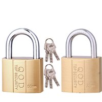 Padlock Luggage Case Locker High Security Pad Locks with 3 Keys for Luggage Case Locker Home Improvement Hardware Anti-Theft