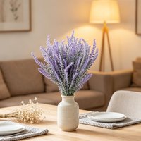 Artificial Lavender Flower Plant Holiday Wedding Bridal Bouquets Home Room Party Yard Table Vase Outdoor Garden Gifts Decoration