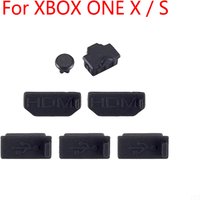 USB HDMI-Comp Dust Plug For Xbox One X S Gaming Console Silicone Dust Proof Cover Stopper Dustproof Kits Controller