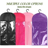 2sets Wig Storage Bag With Hanger Hair Bags With Plastic Hanger For Virgin Hair Wig Organizer Hangers For Multiple Wigs
