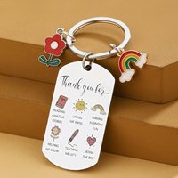 1Pc Teacher Appreciation Gifts Ladies Keychain Cute Thank You Teacher Gift Thanksgiving Gift Valentine's Day Gift