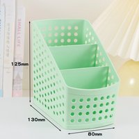 High Quality Morandi Color Pen Holder Large Capacity Multi Functional Stationery Storage Basket Pen Container Desktop Use