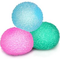 Squishy Multicolor Texture Ice Ball Large 6CM Soft Stress Relief Squeeze Sensory Fidget Toys Adults & Kids Hand Exercise Gifts